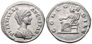 Plautilla Augusta (202-205), Denarius, Laodicea ad Mare, 202; AR (3,27 g; 19,4 mm; 6 h)