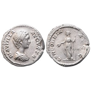 Plautilla Augusta (202-205), Denarius, Rome, 202-203; AR (3,14 g; 18,2 mm; 6 h)