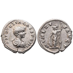 Geta as Caesar (198-209), Denarius struck under Septimius Severus, Laodicea ad Mare, 200-202; AR (3,50 g; 18,6 mm; 12 h)