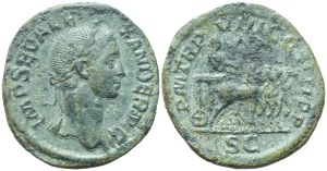 Severus Alexander (222-235), Sestertius, Rome, 229; Æ (18,44 g; 30,3 mm; 1 h)
