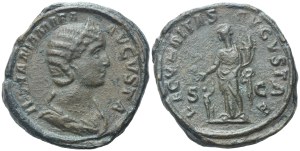 Julia Mamaea Augusta (222-235), Sestertius, Rome, 232; Æ (20,10 g; 32,4 mm; 6 h)