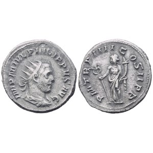 Philip I (244-249), Antoninianus, Rome, c. 247; AR (4,61 g; 12,5 mm; 1 h)