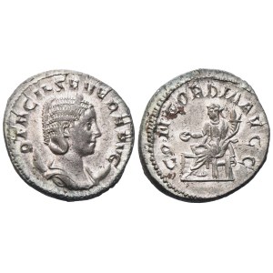 Otacilia Severa Augusta (244-249), Antoninianus struck under Philip I, Rome, 247; AR (4,75 g; 22 mm; 6 h)