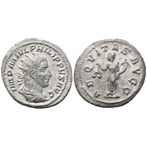 Filip II (247-249), Antoninianus, Antiochia, 247; AR (3,92 g; 22 mm; 12 h)