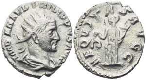 Philip II (247-249), Antonininianus (Barbaric imitation?), Antioch, 247; AR (3,93 g; 20,8 mm; 6 h)