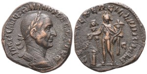 Trajan Decius (249-251), Sestertius, Rome, 250; Æ (17,05 g; 28,9 mm; 12 h)