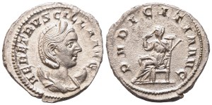 Herennia Etruscilla Augusta (249-251) Antoninianus, Rome, 249-250; AR (4,59 g; 22,3 mm; 12 h)