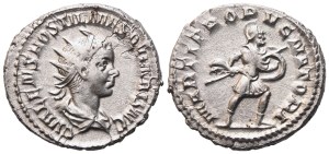 Hostilian as Caesar (250-251) Antoninianus, Rome, 251; AR (4,43 g; 22,2 mm; 12 h)