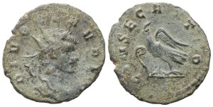 Divus Claudius II (died 270), Antoninianus struck under Aurelian, Rome, 270-271; BI (2,80 g; 20,6 mm; 6 h)