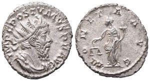 Postumus (Imperium Galliarum) (260-269), Antoninianus, Treveri, 263-265; AR (3,02 g; 21,3 mm; 1 h)