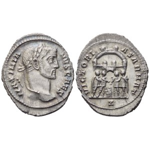 Maximianus (295-299), Argenteus, Rome, c. 295-297; AR (2,52 g; 21 mm; 12 h)