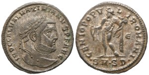 Galerius (305-311), Follis, Serdica, c. 305-306; Æ (10,45 g; 26,6 mm; 12 h)