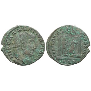 Maxentius (306-312), Follis, Aquileia, 307; Æ (6,69 g; 26,7 mm; 12 h)