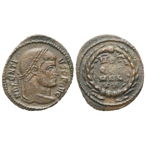 Maxentius (306-312), Quarter Follis, Rome, c. 310; Æ (2,01 g; 17,6 mm; 5 h)