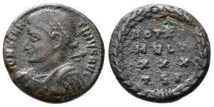 Constantine I (307/310-337), Follis, Thessalonica, 318-9; Æ (3,24 g; 18 mm)