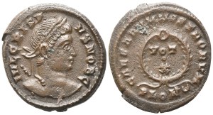 Crispus Caesar (317-326), Nummus, Londinium; Æ (2,72 g; 19,8 mm; 7 h)
