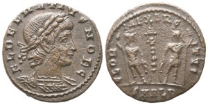Delmatius Caesar (335-337), Centenionalis, Alexandria; Æ (1,69 g; 15,6 mm; 6 h)
