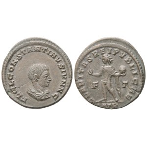 Constantine II as Caesar (317-337), Follis struck under Constantine I, Treveri, 317-318; Æ (3,25 g; 20 mm; 12 h)
