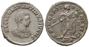 Constantine II as Caesar (316-337), Follis struck under Constantine I, Treveri, 317-318; Æ (2,70 g; 19,5 mm; 6 h)