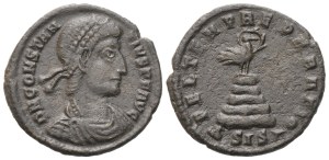 Constantius II (337-361), Follis, Siscia, 348-350; Æ (2,54 g; 18,2 mm; 12 h)