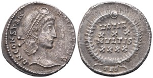 Constantius II (337-361), Siliqua, Thessalonica, 350-355; AR (3,23 g; 20 mm; 4 h)