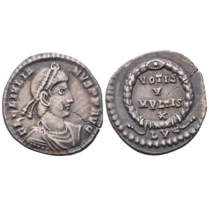 Julian II (361-363), Siliqua, Lugdunum, 360-361; AR (2,38 g; 17,8 mm; 6 h)