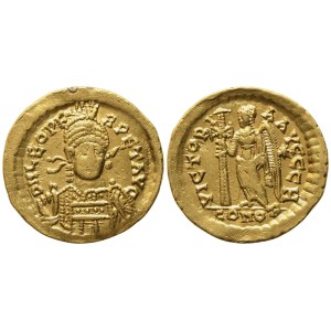 Leo I (457-474), Solidus, Constantinople, 457-468; AV (4,48 g; 20,8 mm; 6 h)