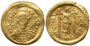 Leo I (457-474), Solidus, Constantinople, 457-468; AV (4,41 g; 20,8 mm; 6 h)