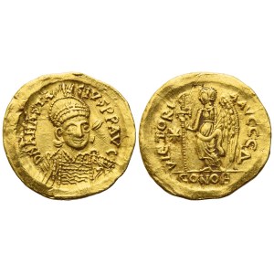 Anastasius I (491-518), Solidus, Constantinople mint; AV (4,29 g; 19,8 mm; 6 h)