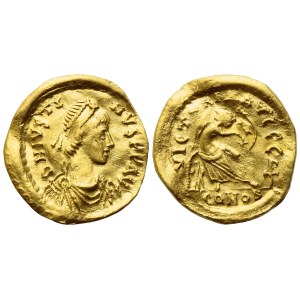 Justin I (518-527), Semis, Constantinople; AV (1,73 g; 16,5 mm; 7 h)