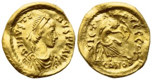 Justin I (518-527), Semis, Constantinople; AV (1,73 g; 16,5 mm; 7 h)