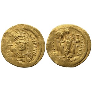 Justinian I (527-565), Solidus, Constantinople, c. 538-545; AV (4,30 g; 20,6 mm; 5 h)
