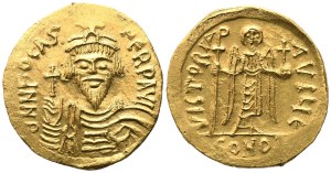 Phocas (602-610), Solidus; Constantinople, 604-607; AV (4,55 g; 20,8 mm; 7 h)