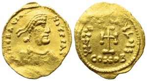 Heraclius (610-641), Tremissis, Constantinople; AV (1,45 g; 16 mm; 6 h)
