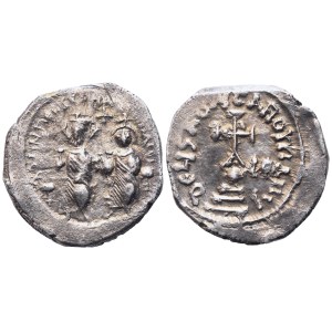 Heraclius (610-641), with Heraclius Constantine, Hexagram, Constantinople; AR (6,44 g; 23 mm; 12 h)