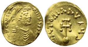 Constans II (641-668), Semissis, Constantinople, 641-666; AV (2,12 g; 17 mm; 6 h)