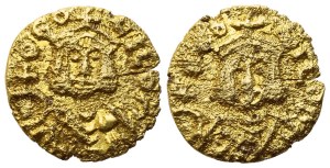 Theophilus (829-842), Tremissis, Syracuse; AV (0,85 g; 11,5 mm; 6 h)