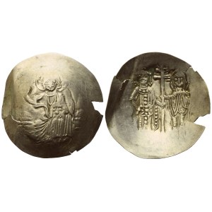 Manuel I Comnenus (1143-1180); Aspron Trachy, Constantinople; EL (1,76 g; 26,2 mm; 6 h).