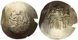 Manuel I Comnenus (1143-1180); Aspron Trachy, Constantinople; EL (1,76 g; 26,2 mm; 6 h).