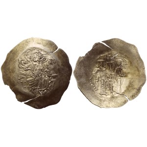 Manuel I Comnenus (1143-1180), Aspron Trachy, Constantinople; EL (3,99 g; 33,4 mm; 6 h)