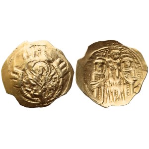 Andronicus II with Michael IX (1295-1320); Hyperpyron nomisma, Constantinople; AV (3,53 g; 24,4 mm; 6 h)