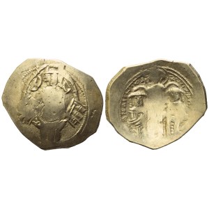Andronicus II with Michael IX (1295-1320); Hyperpyron nomisma; Constantinople mint; AV (4,15 g; 24,6 mm)