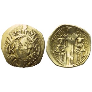 Andronicus II with Michael IX (1295-1320); Hyperpyron nomisma; Constantinople mint; AV (4,12 g; 22,8 mm; 6 h)