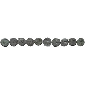 Lot of 5 Æ coins to be catalogued. Lot sold as is, no returns.