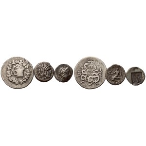 Lot of 3 Greek AR coins to be catalogued. Lot to be sold as is, no returns.
