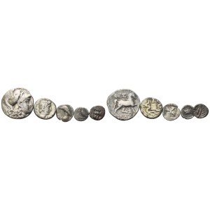 Lot of 5 AR coins to be catalogued. Lot sold as is, no returns.