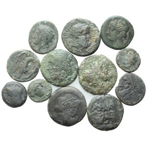 Lot of 12 Æ coins to be catalogued. Lot to be sold as is. No returns.