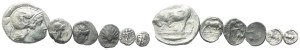 Lot of 6 coins to be catalogued. Lot sold as is, no returns.
