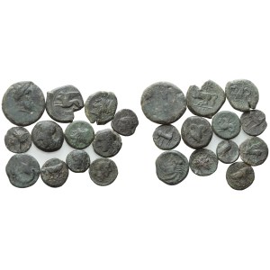 Lot of 10 Æ coins to be catalogued. Lot to be sold as is, no returns.