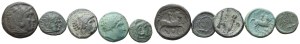 Lot of 5 Greek Æ coins. lot sold as is, no returns.